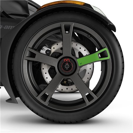 Décalques pour roues - Vert supersonique