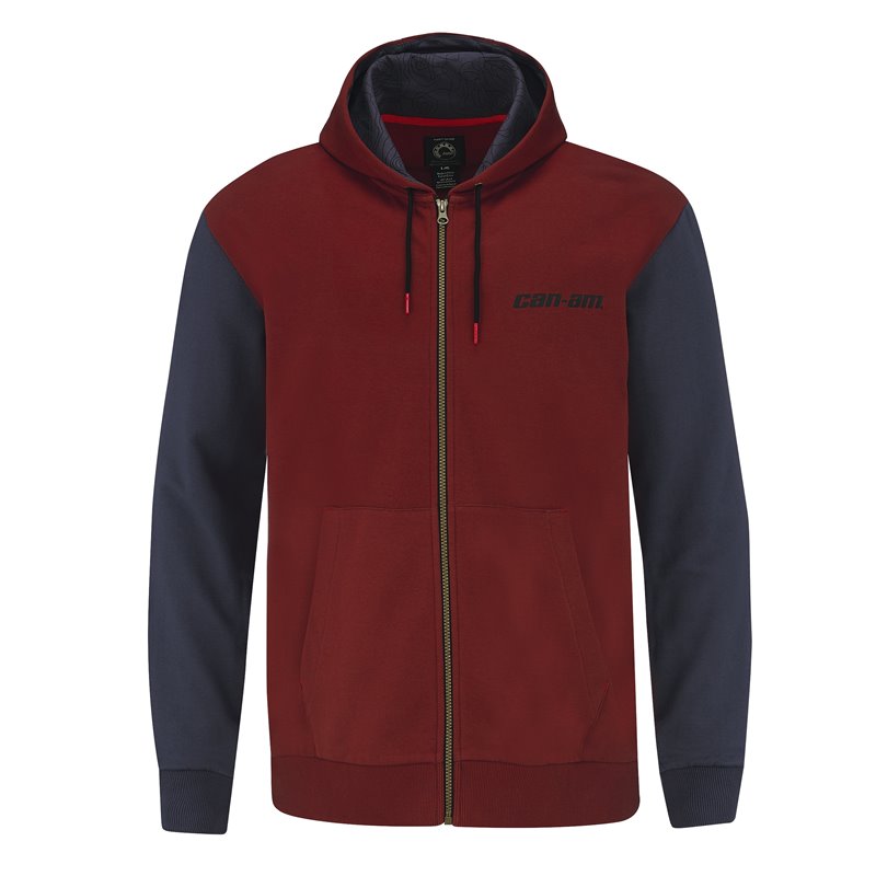 Sweat zippé bicolore à capuche Can-Am Sweat zippé bicolore à capuche Can-Am