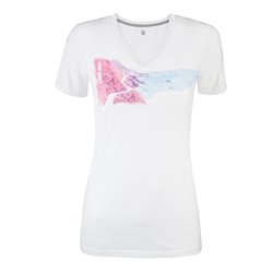 T-shirt RIDE col en V pour Femme Can-Am