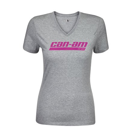 Tee-Shirt REDLINE col en V pour femme Can-Am